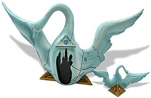 Winged Swan Bacchanale Ballet By Dali Statue Ballet Russe de Monte Carlo